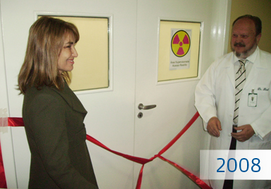 Inauguração do novo Centro Cirúrgico em 2008