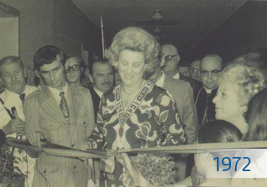 Inauguração do Hospital Erasto Gaertner em 1972